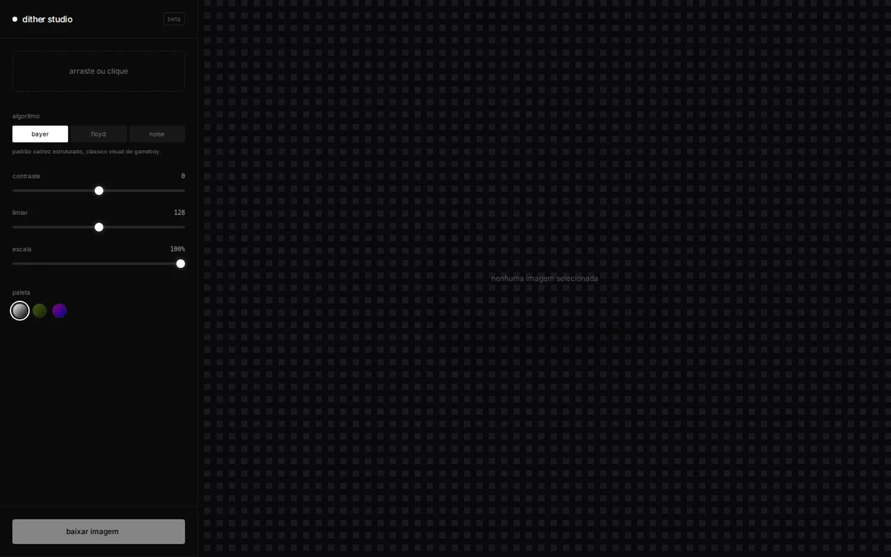 captura do dither studio